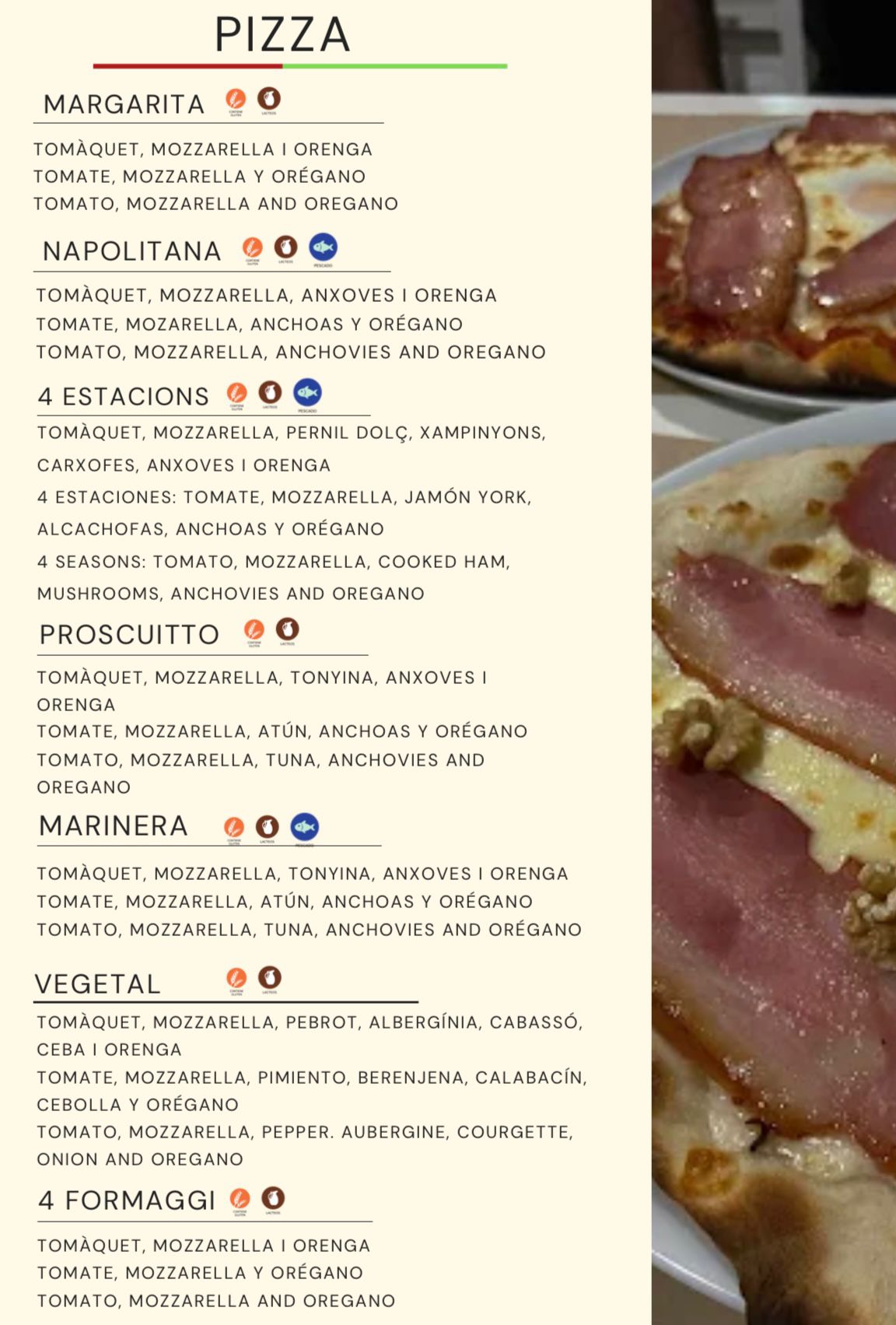 Pizzes Clàssiques